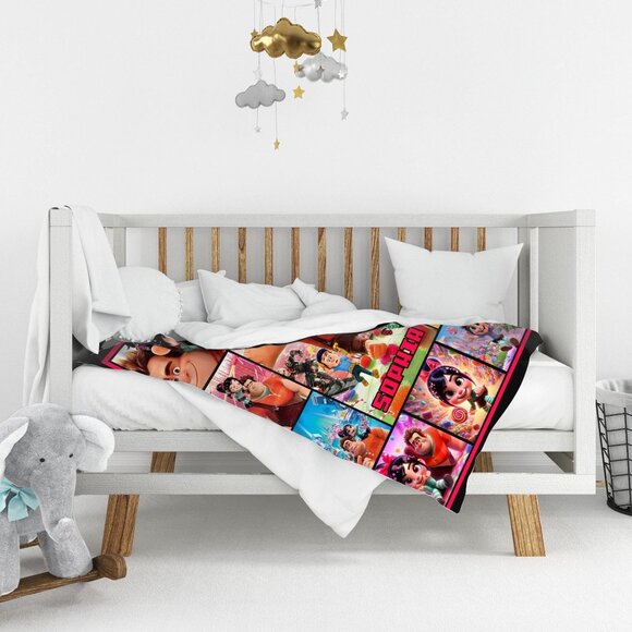 Personalized Name Wreck It Ralph Fleece Blanket - Picture 3 of 6